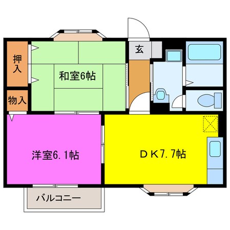 プラトⅢの物件間取画像